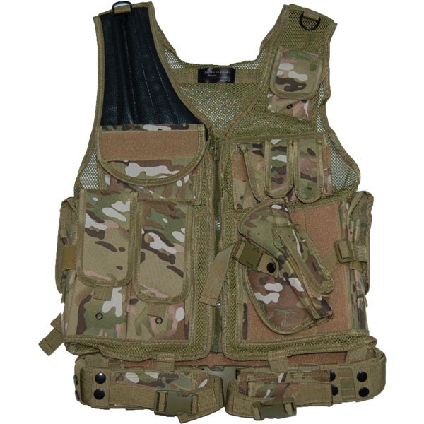 CHALECO TACTICO RAIDS MULTICAM