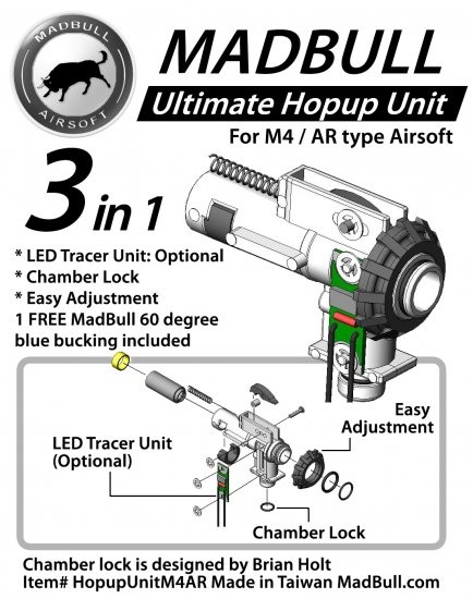 HOP-UP M4/AR DE MADBULL
