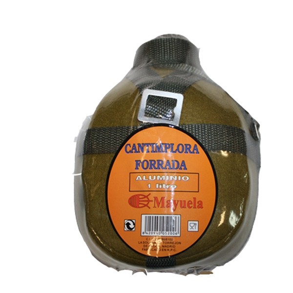 CANTIMPLORA ALUMINIO BANDOLERA FORRADA