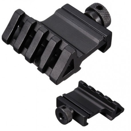 Ris Raíl de 45º y 4 Slots Negro