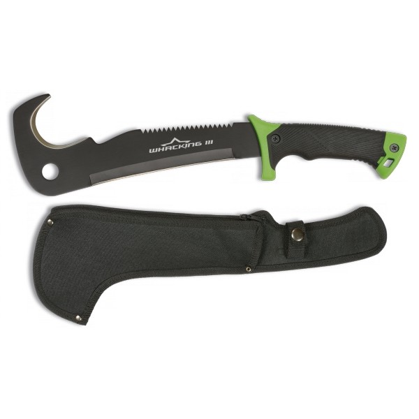 MACHETE CURVA NEGRO/VERDE
