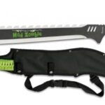 MACHETE BOLO ALBAINOX ZOMBIE NEGRO/VERDE -