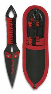 CUCHILLOS LANZADORES AGUILA ROJA