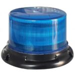 PILOTO LANZA-DESTELLOS LED AZUL. BASE MAGNETICA