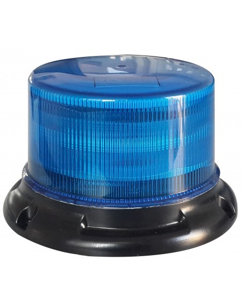 PILOTO LANZA-DESTELLOS LED AZUL. BASE MAGNETICA