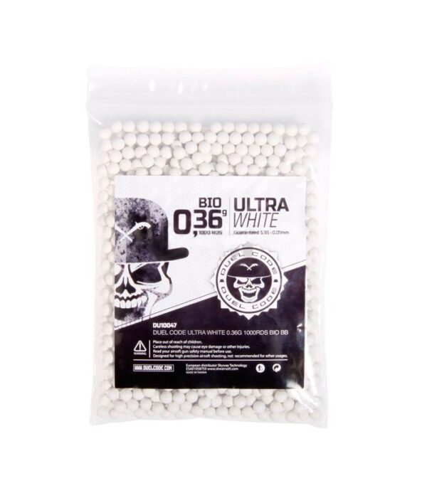 BOLAS BIO DUEL CODE 0,36G 1000BBS ULTRA WHITE