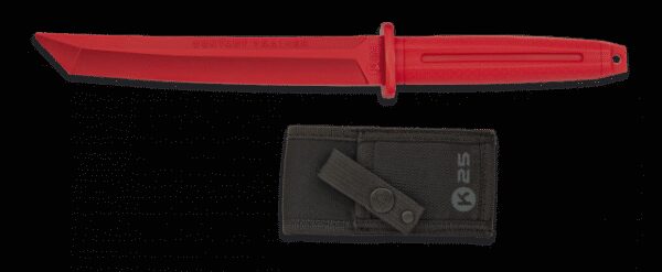 CUCHILLO K25 ENTRENAMIENTO ROJO