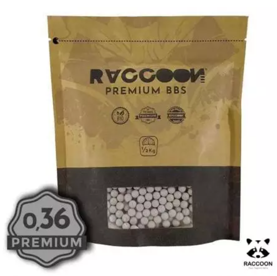 RACCOON PREMIUM BIO BBS - 0.36G - 1/2KG