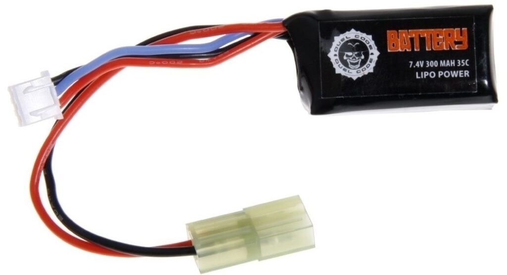 BATERIA LIPO 7.4V 300 MAH 35C DUEL CODE