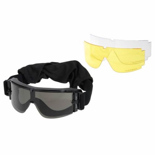 Gafas pantalla delta tactics 3 lentes estilo 800 negras