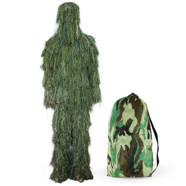 Traje mimetizado Ghillie suit simple WOODLAND UN-11-WL