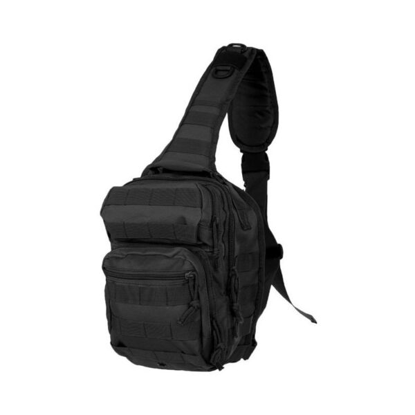 MOCHILA BANDOLERA MOLLE NEGRO 8L