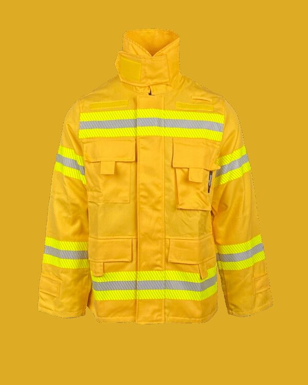 CHAQUETA IGNÍFUGA DE DOS CAPAS PARA BOMBERO FORESTAL