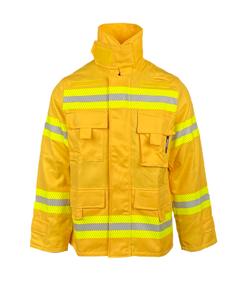 CHAQUETA IGNÍFUGA DE DOS CAPAS PARA BOMBERO FORESTAL